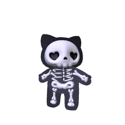 Mini Cute Skeleton Kitty