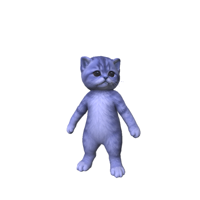 Gray Princess El Gato Cat