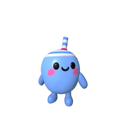 Cute Little Blue Coconut