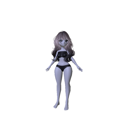 Anime It-Girl Luna Doll W/ Wispy Skunk Waves
