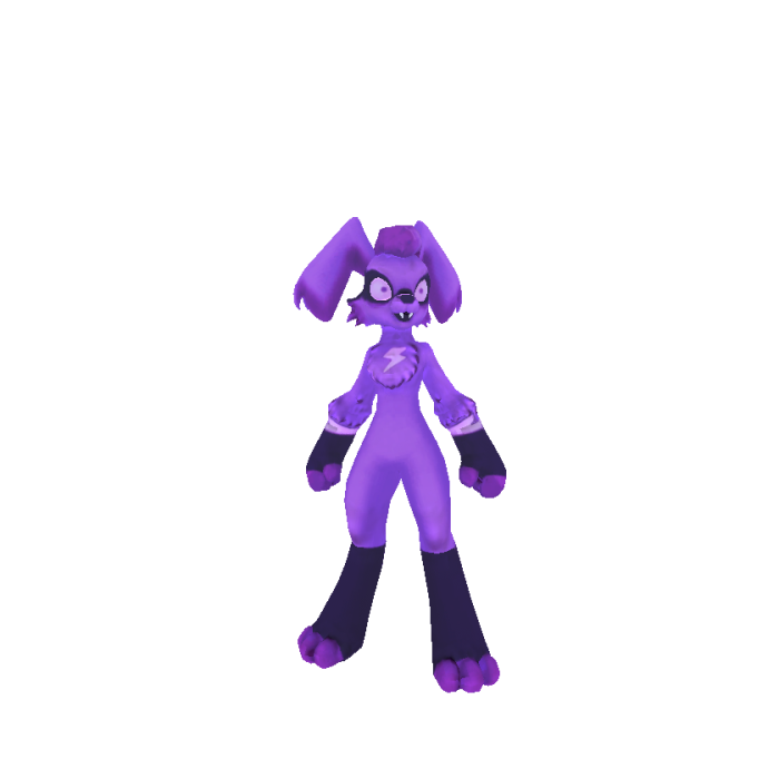 Purple Alien Bunny
