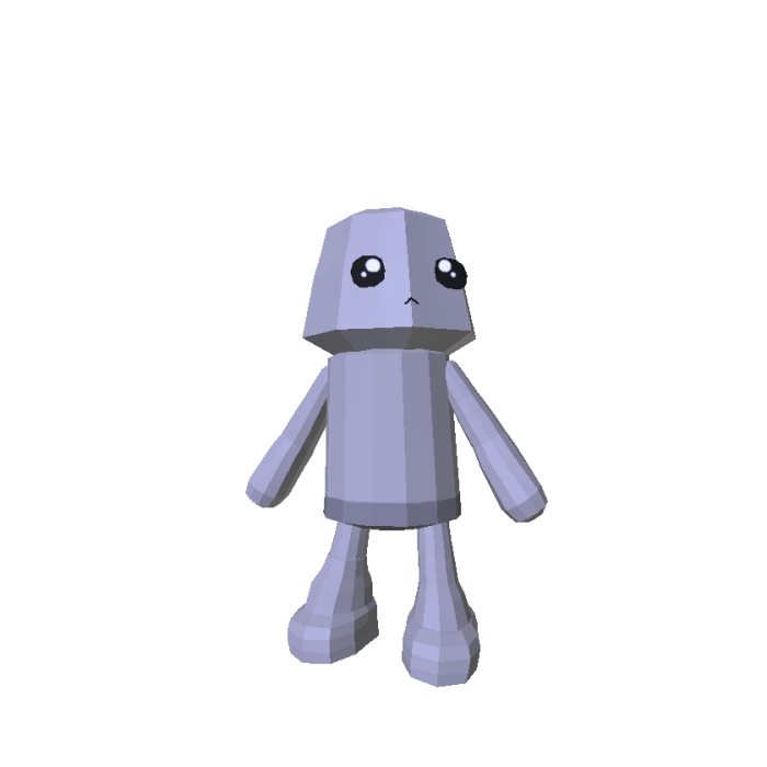 Wii Mii Low Poly Body