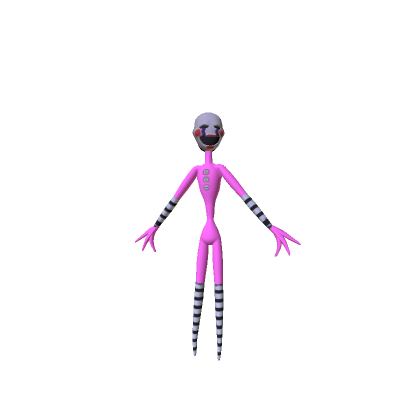 Pink Halloween Marionette (RECOLORABLE)