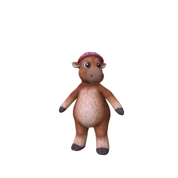 Christmas Moose Calf