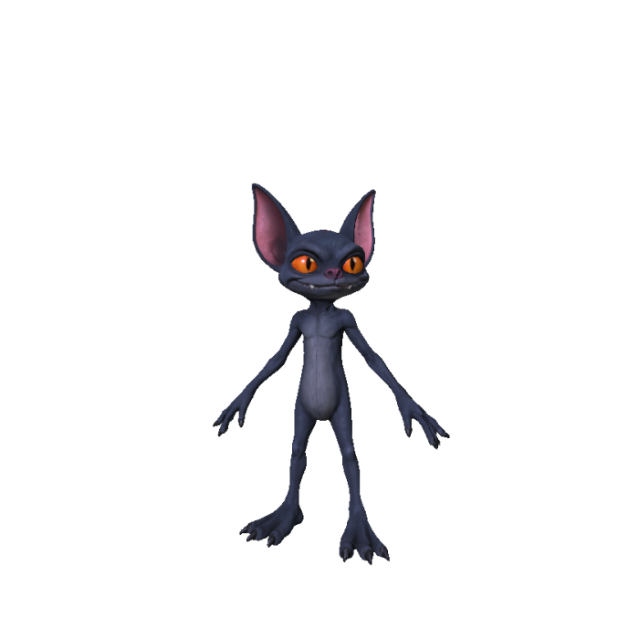 Grimlet - Creepy Bat Eared Gremlin Creature