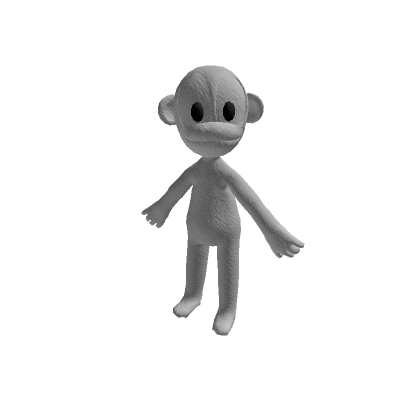 Cute monkey avatar (Recolorable) - Roblox