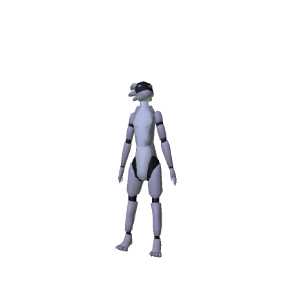 Grey Robot Furry thumbnail