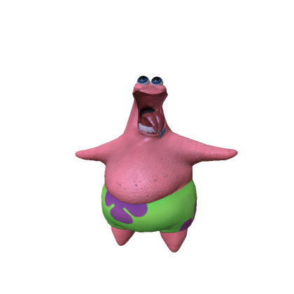 silly happy patrick