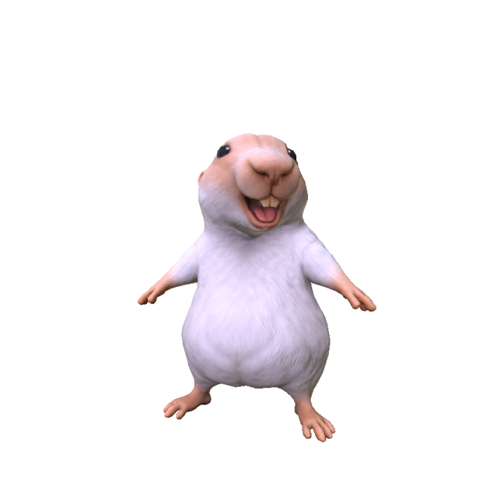 Big Teeth Hamster Meme Body