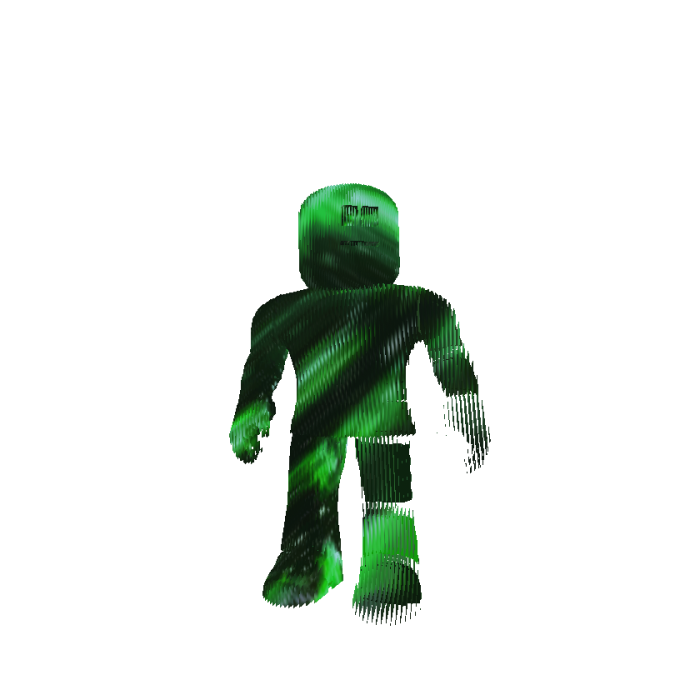 [ANIMATED] Green Galaxy Color Changing Boy Body