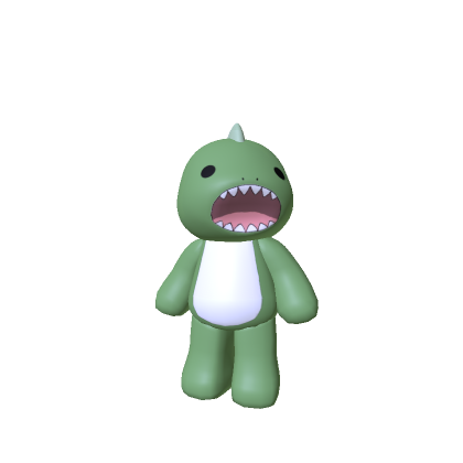 🍀Cute Mini Dino Plushie (Recolorble) thumbnail