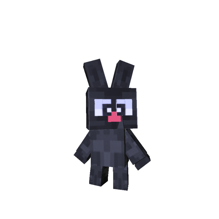 Mini Black Bunny