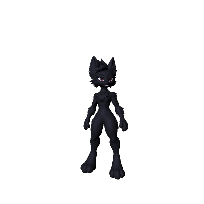 Shadow Furry Wolf Goth Kemono
