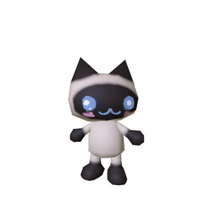 Mini Low Poly Siamese Cat