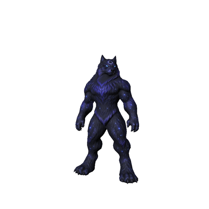 Mog Aura Farmer Eclipse Wolf Muscles Furry