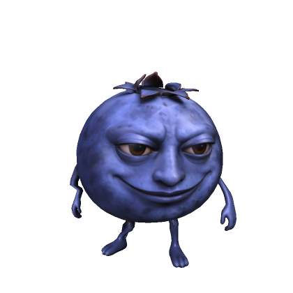 Funny Smiling Blueberry