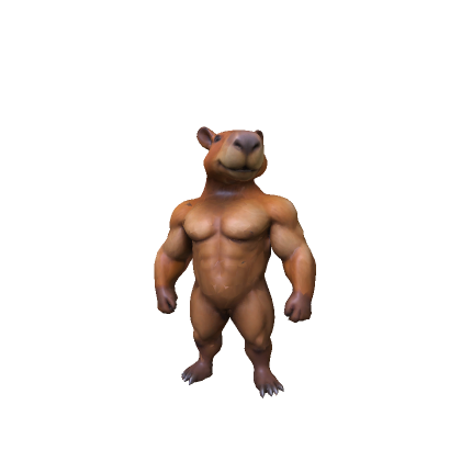 Sigma Capybara Buff Muscles
