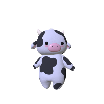 Mini Cow Plushie (RECOLORABLE)