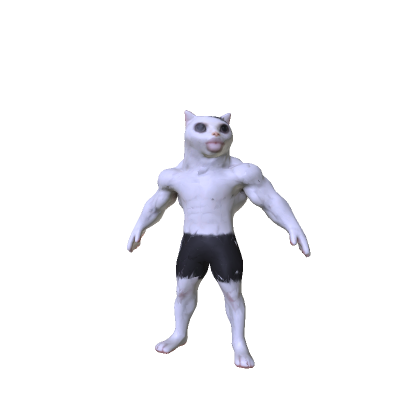 Sigma Cat Buff Muscles