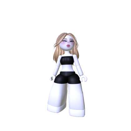 Woman Blocky Doll (Recolorable)