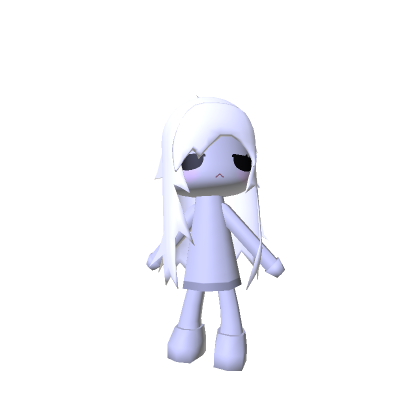 Wii Mii Low Poly Chibi Doll