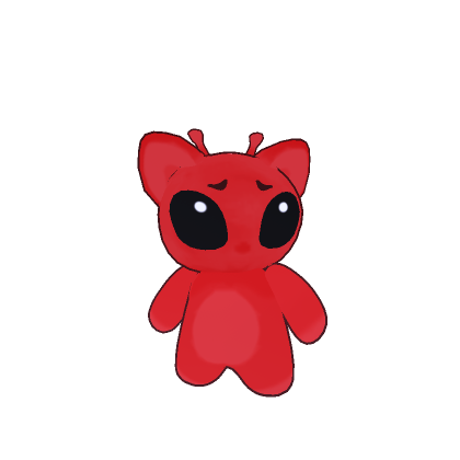 Red Alien Glorp Cat [2D]