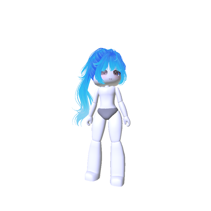 Angry Doll High Ponytail Girl
