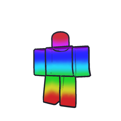 inverted rainbow cartoony blocky thumbnail