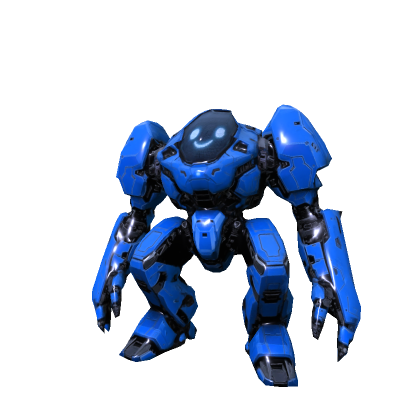 Blue Robot Mech