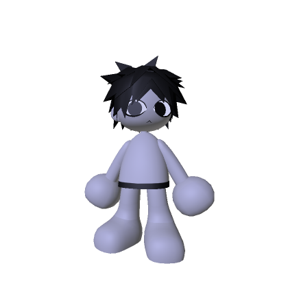 Retro Low Poly Boy w/ Hair thumbnail