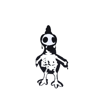 Slime Skeleton Chicken (Recolorable)