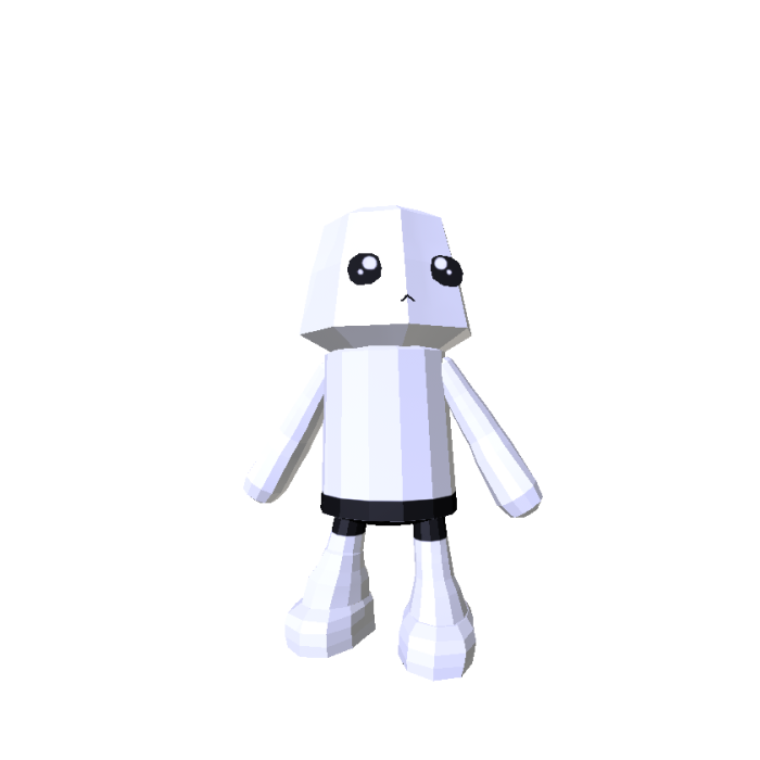 Wii Mii Low Poly Body (Recolorable)