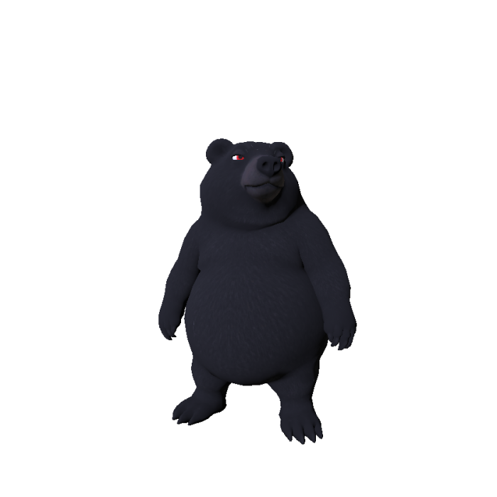Chubby Bear Red Eyes