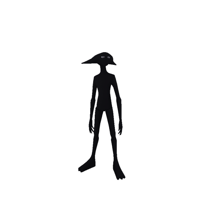 Monochrome Entity Glowing