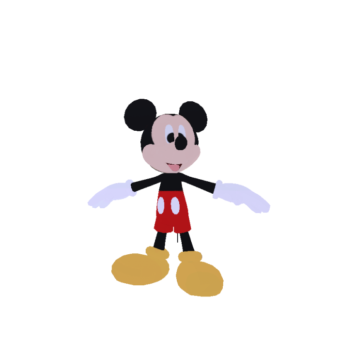 2D Mickey Mouse