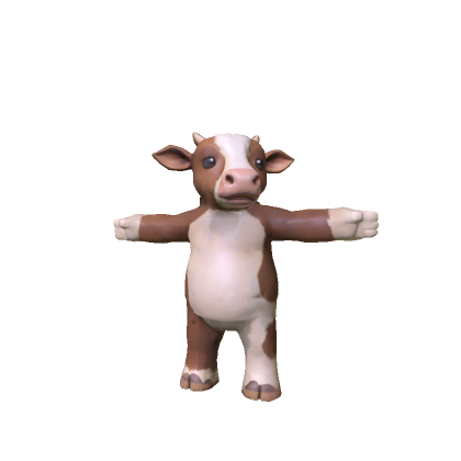 Sapi Mini Fluffy Lucu