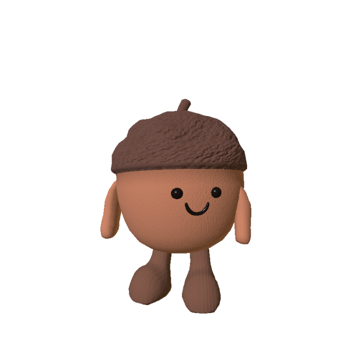Mini Acorn Plushie