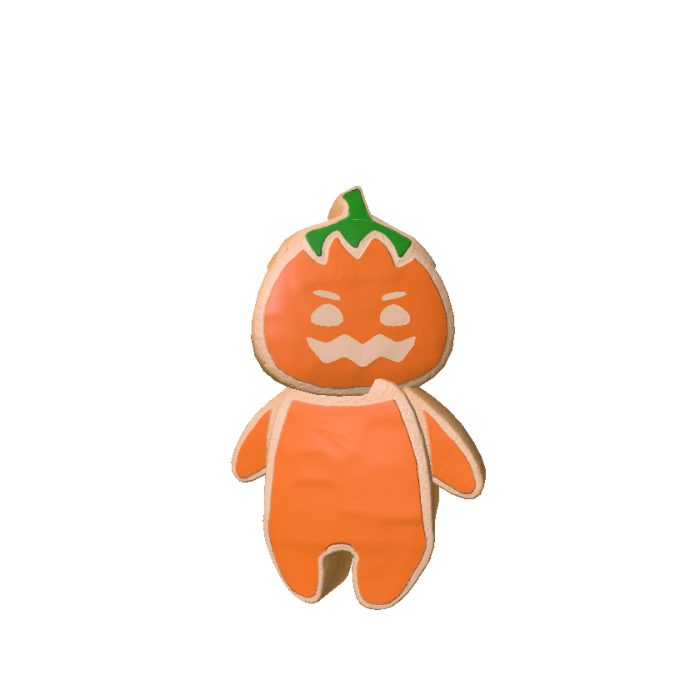 Halloween Pumpkin Cookie Plushie (RECOLORABLE)