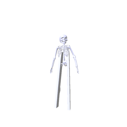 White Tall Skeleton [SAB] [SCALE]
