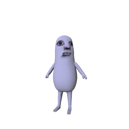 Scary Peanut Meme Creature