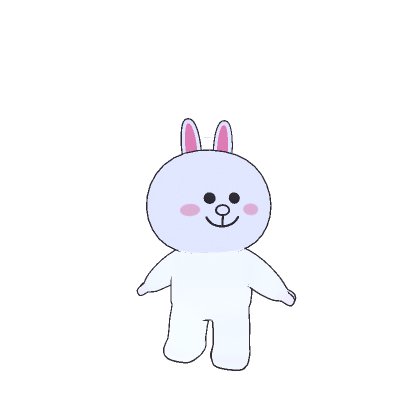 Mini 2D Line Bunny