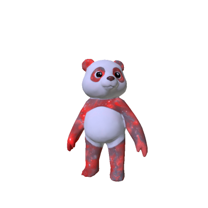 Red Galaxy Panda