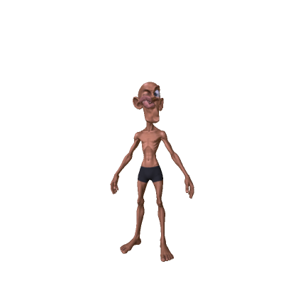 Scary Skinny Guy