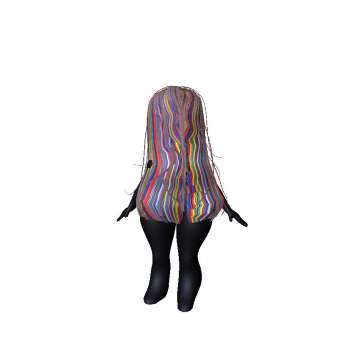 Colorful plush doll