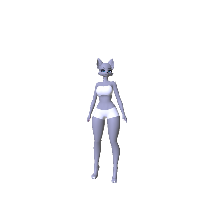 Model Cat - White