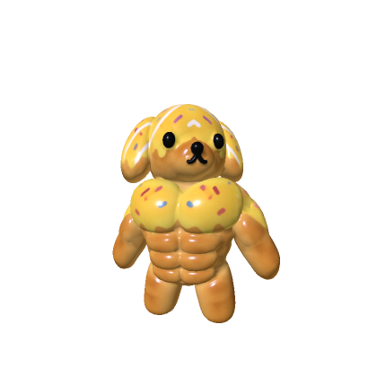 Buff Puppy Donut