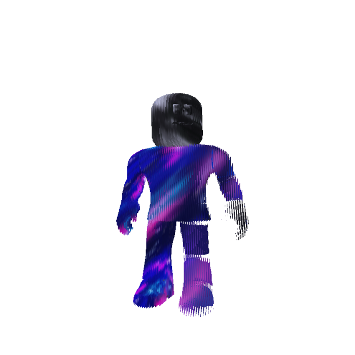 [ANIMATED] Dark + Normal Galaxy Color Changing Boy