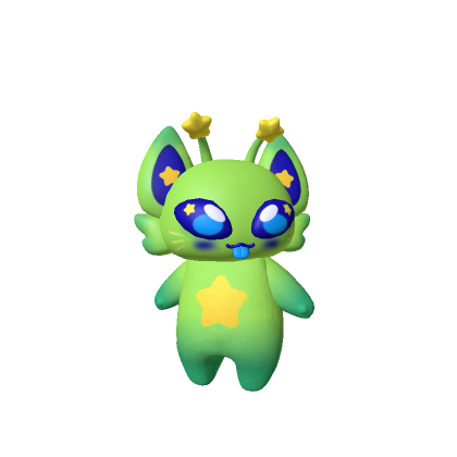 Starry Alien Cat Plushie