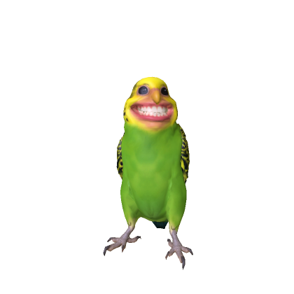 smiling bird