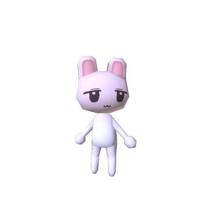 Mini White Chibi Bunny